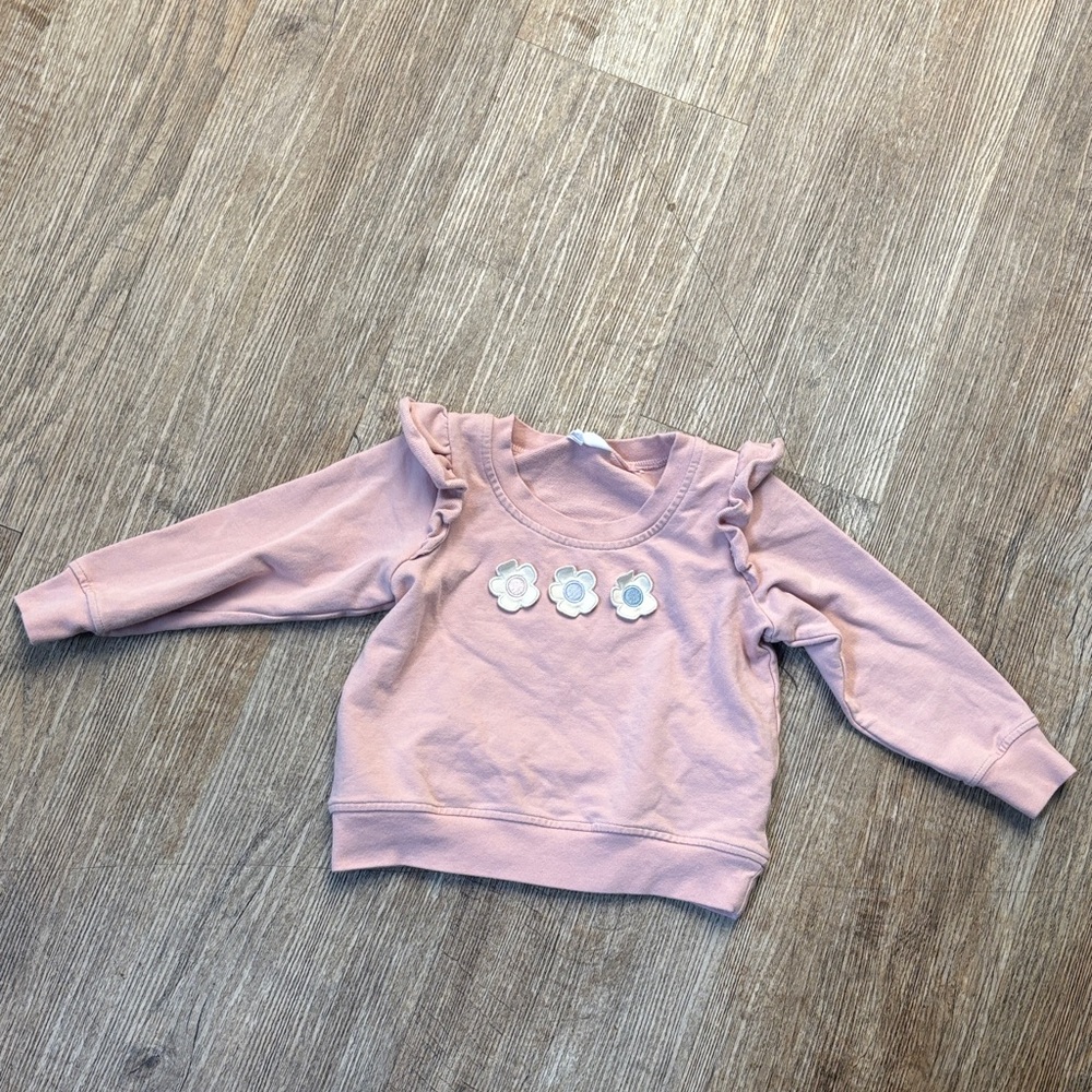 Angel Dear floral pullover sweatshirt